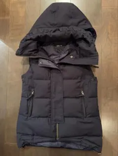 COMME CA ISM フード付きダウンベスト M