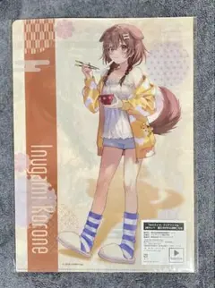 【未開封】猫又おかゆ&戌神ころね クリアファイル 郵便局 ホロライブ 2枚セット