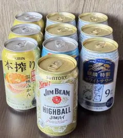 キリン　特製　本搾り　サントリー　ジムハイ　茉莉花　ミックス１０本セットのサムネイル