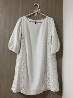 マーキュリーデュオ ワンピース フリーサイズ ホワイト レース