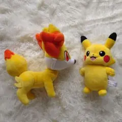 ポケモン フォッコ・ピカチュウ ぬいぐるみ 2体セット