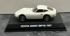 コナミ絶版名車コレクション　トヨタ2000GT 1967 ミニカー　ホワイトのサムネイル