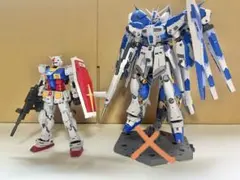 ガンプラ RG Hi-ν & ガンダム ver2.0
