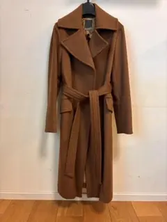美品】MAX&Co. フード付きロングウールコート キャメル - メルカリ