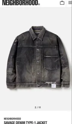 24AW】SAVAGE DENIM TYPE-1 JACKET - メルカリ