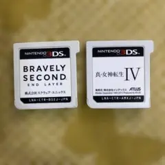 動作確認　Bravely Second & 真・女神転生IV 2本セット