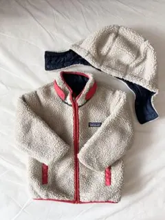 Patagonia ベビー　リバーシブル　トリブルズ　フーディ　2T パタゴニア