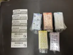 サンリオ　ボンボンドロップシール　ミニチュアチャーム　コンプリート 5種