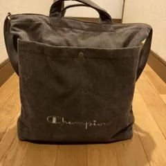 champion コーデュロイ ショルダーバッグ ベージュ