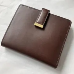 OLD COACH オールドコーチ 長財布 三つ折り財布 レザー ライトブラウン 