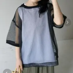 チャオパニック　シアーオンガンジーtee Mサイズ　ブラック