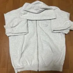 XLARGE グレー ジップアップパーカー