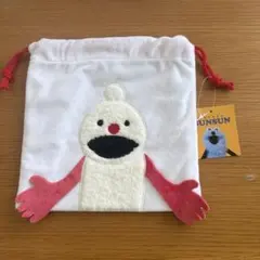 パペットスンスン　ノンノン　巾着袋