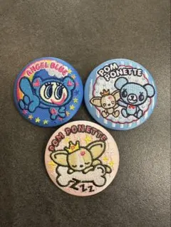 ナルミヤキャラクターズ 刺繍缶バッジビスケット 3個セット