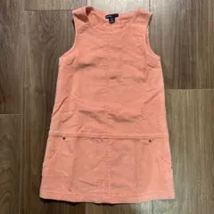 GAP ワンピース　コーデュロイ　サーモンピンク　105