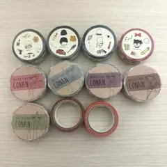 名探偵コナン マスキングテープ マステ コナンカフェ 11個セット まとめ売り