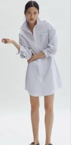 新品　STELLA MCCARTNEY H&M コットンポプリンシャツドレスのサムネイル