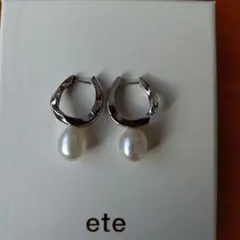 ete◎K10インフィニティ パール フックピアス - メルカリ