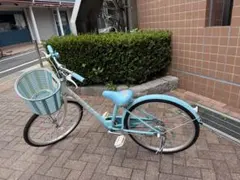 【引き取り限定】子供用自転車 ライトブルー ジュニアシティのサムネイル