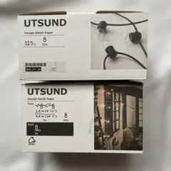 IKEA UTSUND LEDストリングライト 12球　二箱のサムネイル