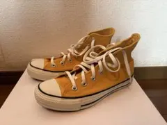 コンバース　スニーカー　ハイカット　マスタード