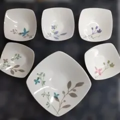 最終お値下げ★★★美品★GIVENCHY大皿✨✨ 美品】GIVENCHY お皿セット 大皿1枚 小皿5枚 花模様 ホワイト