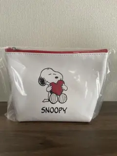 ［新品未開封］DHC スヌーピー ポーチ＆ミラーセット