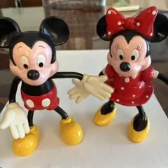 1980年代ヴィンテージ　ディズニー　APPLAUSE製 ミッキー ミニーのサムネイル