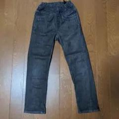 ユニクロ　ダークグレー キッズパンツ 120cm　デニム　レギンスパンツ