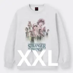 希少 極美品 ストレンジャー・シングス トレーナー XXLサイズ グレー