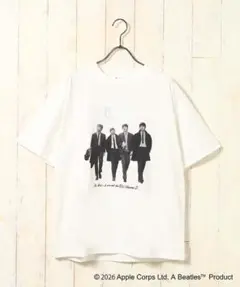 THE BEATLESレコードプリントTシャツユニセックス対応