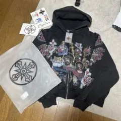 KeyGlock着用 We Are Righteous パーカー XL 黒 総柄 KeyGlock着用 We Are Righteous パーカー XL 黒 総柄 - メルカリ