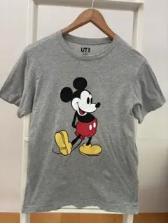 UNIQLO ミッキーマウス Tシャツ XS グレー