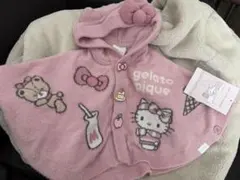 gelato pique ハローキティ スムズィーポンチョ　80㎝