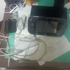 Nintendo Wii U 本体 黒 充電スタンド付き