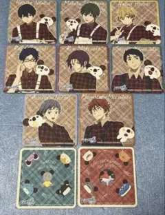 Free! 喫茶イワサメ カフェ コースター 遙 真琴 宗介 凛 渚 怜 パルコ Free! 喫茶イワサメ カフェ コースター 遙 真琴 宗介 凛 渚 怜 パルコ
