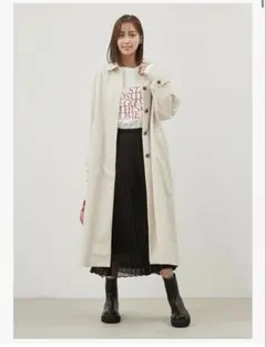 【新品未使用】ミラオーウェン Mila Owen ステンカラーコート スプリング