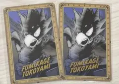 ヒロアカ　原画展　箔押しクリアカード　常闇