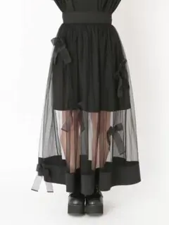 リボンがいっぱいチュールスカートのサムネイル