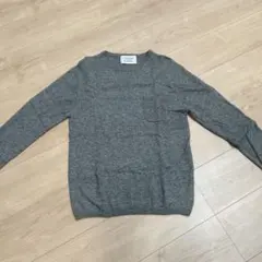 ships daysカシミヤ100% グレー セーター