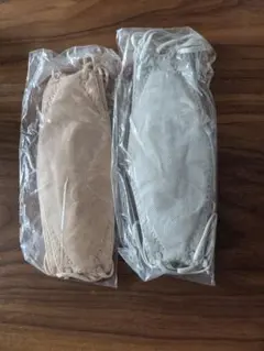 使い捨て立体不織布マスク 9枚セット(ベージュ3枚　グレー6枚)