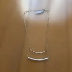 2連パールビーズネックレス