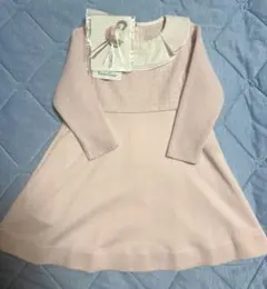 familiar ピンク 長袖ワンピース 80