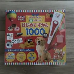 新品未使用　はじめてずかん 1000