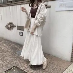 Rili しゅわしゅわパイピングスカート