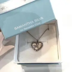 s1723 サマンサティアラ イニシャルM ハート シルバー刻印 ジュエリー
