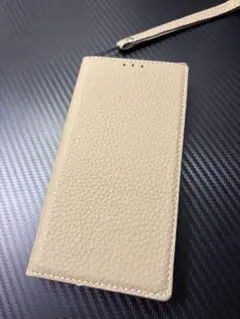 iPhone15用　レザー調手帳型ケース