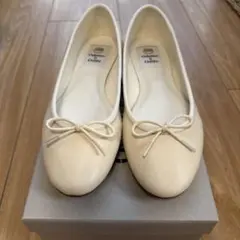 【新品・未使用】オデットエオディール　バレエシューズ　オフホワイト
