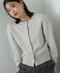 パールニットカーディガン N. Natural Beauty Basic