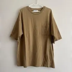 B:MING by BEAMS sizeL ポケット オーバーTシャツ キャメルのサムネイル